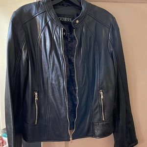 NWOT!!!!!! 100% Leather Moto Jacket!!!!💯🔥🔥💋